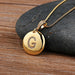 High Quality Women Initial Letter Necklace Gold Charm Pendant Jewelry