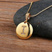 High Quality Women Initial Letter Necklace Gold Charm Pendant Jewelry