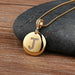High Quality Women Initial Letter Necklace Gold Charm Pendant Jewelry