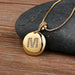High Quality Women Initial Letter Necklace Gold Charm Pendant Jewelry