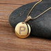 High Quality Women Initial Letter Necklace Gold Charm Pendant Jewelry