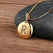High Quality Women Initial Letter Necklace Gold Charm Pendant Jewelry