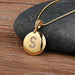 High Quality Women Initial Letter Necklace Gold Charm Pendant Jewelry