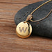 High Quality Women Initial Letter Necklace Gold Charm Pendant Jewelry