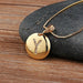 High Quality Women Initial Letter Necklace Gold Charm Pendant Jewelry