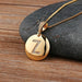 High Quality Women Initial Letter Necklace Gold Charm Pendant Jewelry