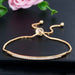 Women Adjustable Bracelet Captivate Brilliant Zircon Gold Fashion Jewelry