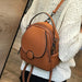 Women's Designer Fashion Leather Backpack Mini Soft Touch Small Shoulder Bag