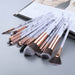 15Pcs Makeup Brushes Tool Set Cosmetic Blending Beauty Make Up Brush