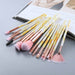 15Pcs Makeup Brushes Tool Set Cosmetic Blending Beauty Make Up Brush