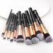 15Pcs Makeup Brushes Tool Set Cosmetic Blending Beauty Make Up Brush
