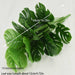 Artificial Plants Green Palm Leaves Monstera Home Garden Plant Decors