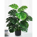 Artificial Plants Green Palm Leaves Monstera Home Garden Plant Decors