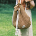 Summer Straw Bag Women Fashion Rucksack Backpack Weaved Straw Shoulder Bags