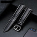 Leather Watchband Soft Material Watch Strap 18mm 20mm 22mm 24mm Stainless Steel Buckle