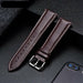 Leather Watchband Soft Material Watch Strap 18mm 20mm 22mm 24mm Stainless Steel Buckle