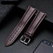 Leather Watchband Soft Material Watch Strap 18mm 20mm 22mm 24mm Stainless Steel Buckle