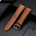 Leather Watchband Soft Material Watch Strap 18mm 20mm 22mm 24mm Stainless Steel Buckle