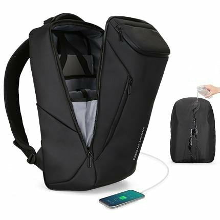 anti theft backpack waterproof travel bag with usb charging port Mark Ryden Backpack Bags For Travel USB Charging Waterproof Bags 2.0 Black