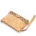 Natural Cork Designer Pattern Women Envelope Clutch Handbags