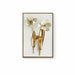 Golden Plant Leaves & Flowers Wall Art Canvas Painting Wall Pictures Nordic Decoration