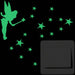 Luminous Glow In The Dark Switch Sticker Fluorescent Fairy Moon Stars Sticker Home Decor