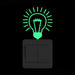 Luminous Glow In The Dark Switch Sticker Fluorescent Fairy Moon Stars Sticker Home Decor