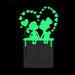 Luminous Glow In The Dark Switch Sticker Fluorescent Fairy Moon Stars Sticker Home Decor