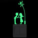 Luminous Glow In The Dark Switch Sticker Fluorescent Fairy Moon Stars Sticker Home Decor