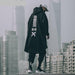 Men's Oversize Sweatshirt Hoodies Long Cloak Hip Hop Gothic Outwear