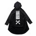 Men's Oversize Sweatshirt Hoodies Long Cloak Hip Hop Gothic Outwear