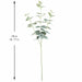 1PC Artificial Leaves Branch Retro Green Silk Eucalyptus Leaf Home Decor