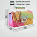 Women Jelly Chain Bag Ladies Rainbow PVC Bag Shoulder Handbag