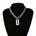 Gothic Shaver Pendant Necklace Jewelry Women Fashion Gothic Choker Chain Necklace