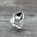 Women Fashion Jewelry Ring Vintage Irregular Crystal Love Rings