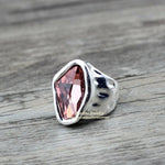 Women Fashion Jewelry Ring Vintage Irregular Crystal Love Rings