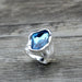 Women Fashion Jewelry Ring Vintage Irregular Crystal Love Rings