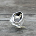 Women Fashion Jewelry Ring Vintage Irregular Crystal Love Rings