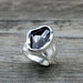 Women Fashion Jewelry Ring Vintage Irregular Crystal Love Rings