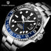 Luxury Men Mechanical Wristwatch Sapphire Glass Stainless Steel GMT Brand Men Watches