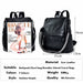 Fashion Women's Genuine Leather Backpack Large Capacity Shoulder Bags