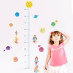 Height Measure Wall Sticker Kids Room Growth Chart Nursery Room Wall Decor Sticker