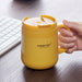 Stainless Steel Thermos Mugs Office Cup With Handle With Lid Insulated Thermos Mug