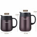 Stainless Steel Thermos Mugs Office Cup With Handle With Lid Insulated Thermos Mug