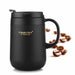 Stainless Steel Thermos Mugs Office Cup With Handle With Lid Insulated Thermos Mug