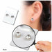 1 Pair Slimming Earrings Magnetic Metabolism-Boosting Stone Stud Earrings Jewelry
