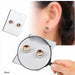 1 Pair Slimming Earrings Magnetic Metabolism-Boosting Stone Stud Earrings Jewelry