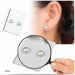 1 Pair Slimming Earrings Magnetic Metabolism-Boosting Stone Stud Earrings Jewelry