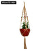 Plant Hanger Basket  Handmade Rope Pots Holder Fine Hemp Rope Net Flower Pot