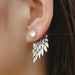 Crystal Flower Stud Earrings Women Fashion Jewelry Rhinestones Earrings